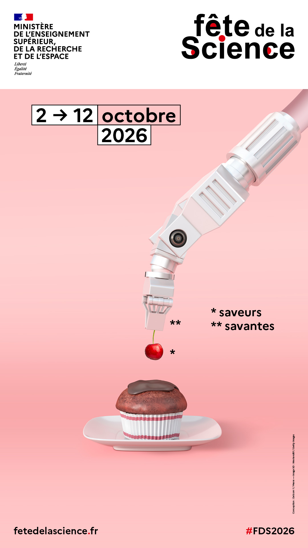 Affiche Fête de la science Saveurs savantes